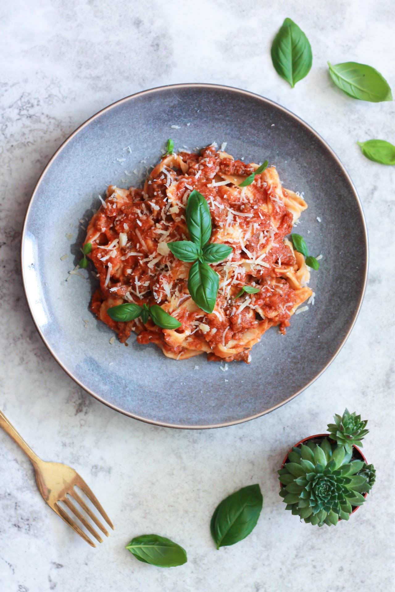 Bolognese with cauliflower