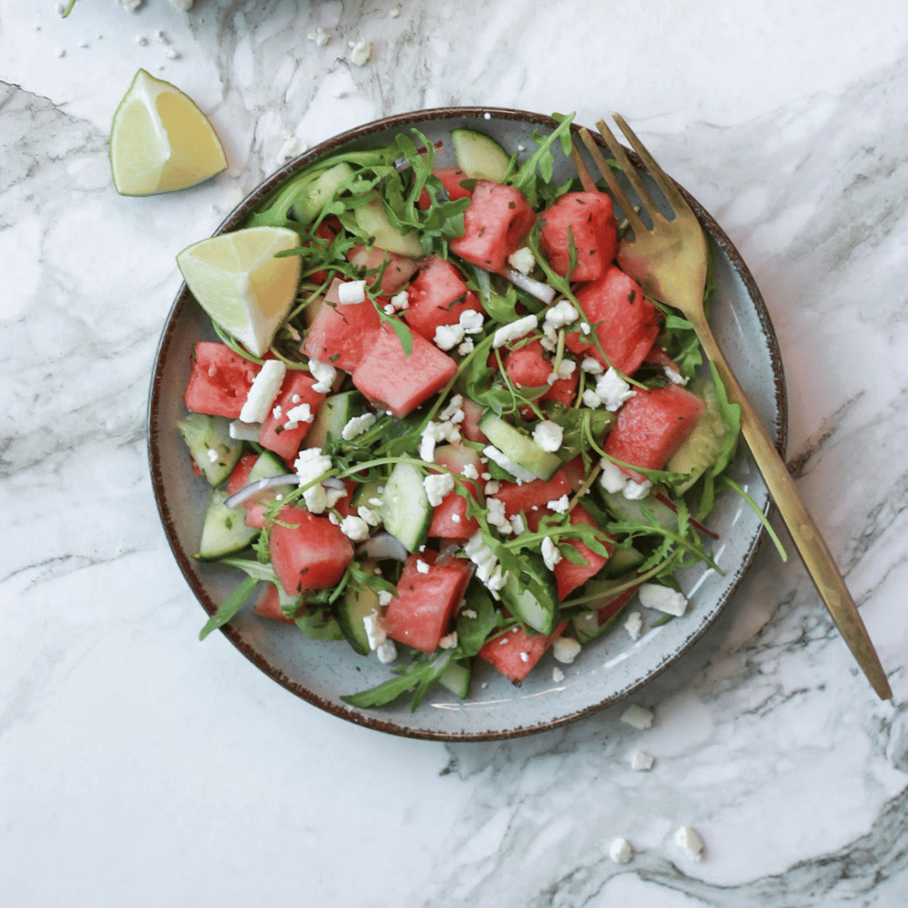 Watermelon side salad