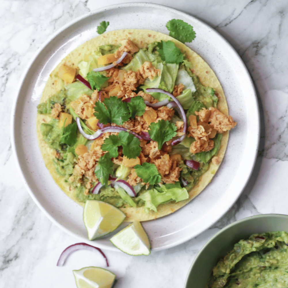 Chicken - pineapple soft tacos
