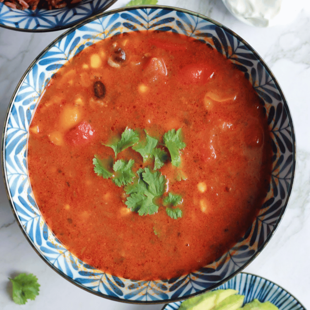 Chili con / sin carne soup