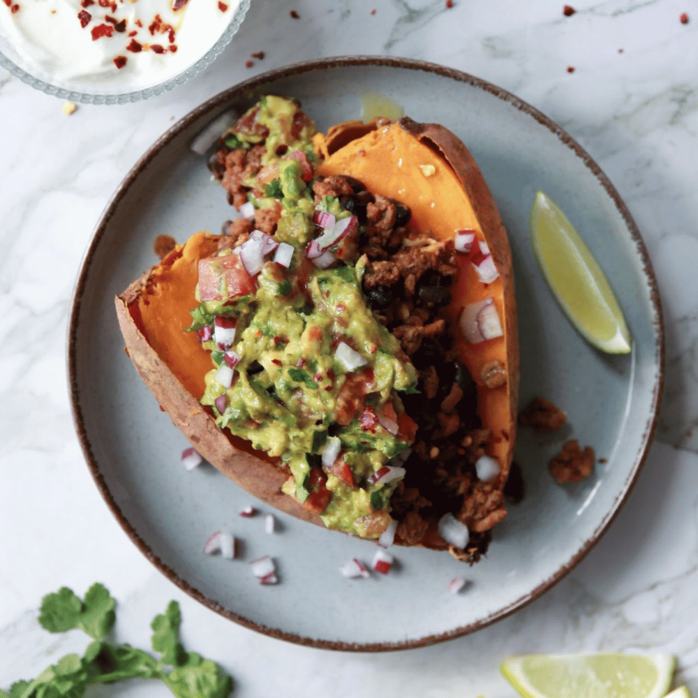 Loaded sweet potato