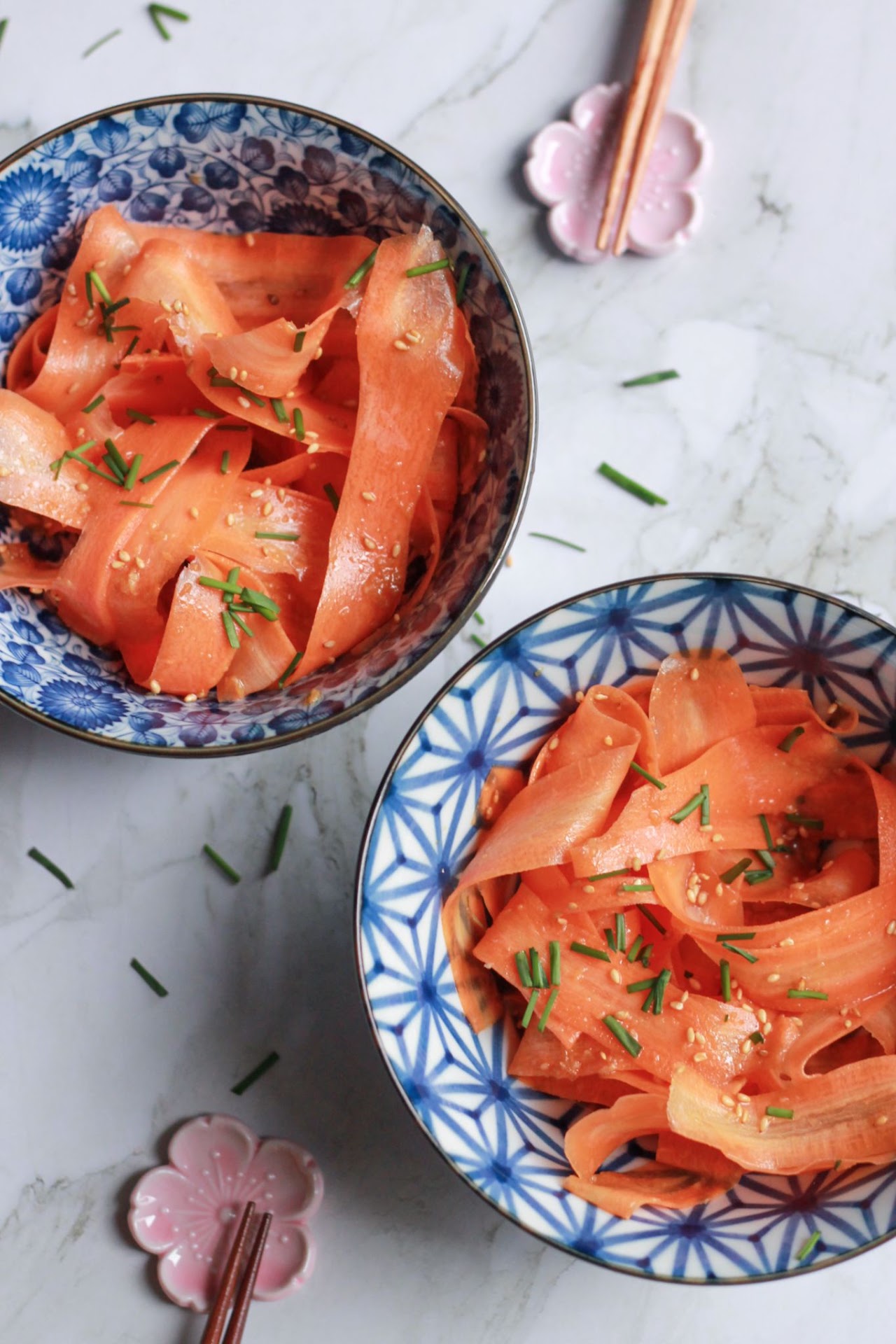 Carrot ginger side salad