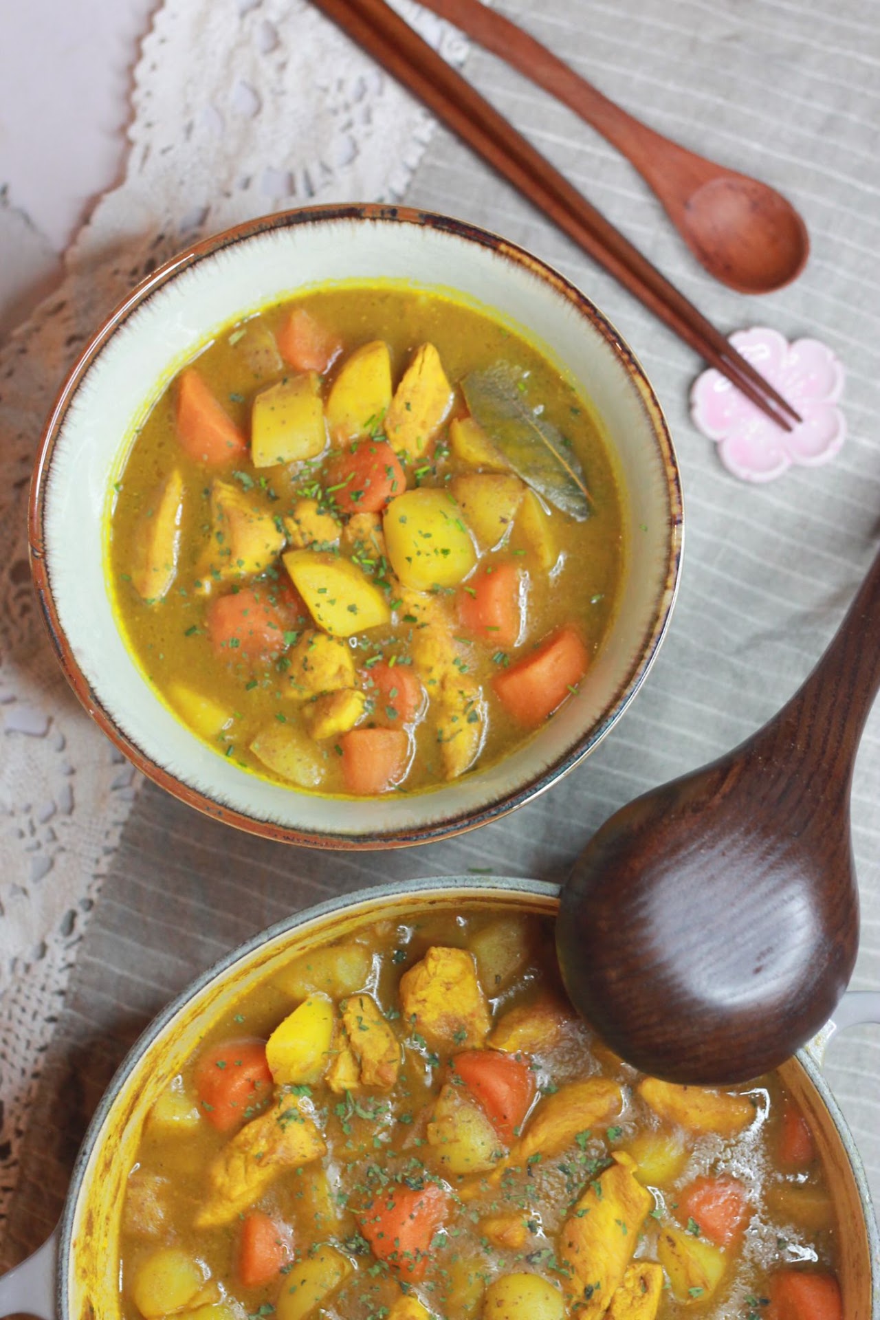 Japanese style curry from scratch