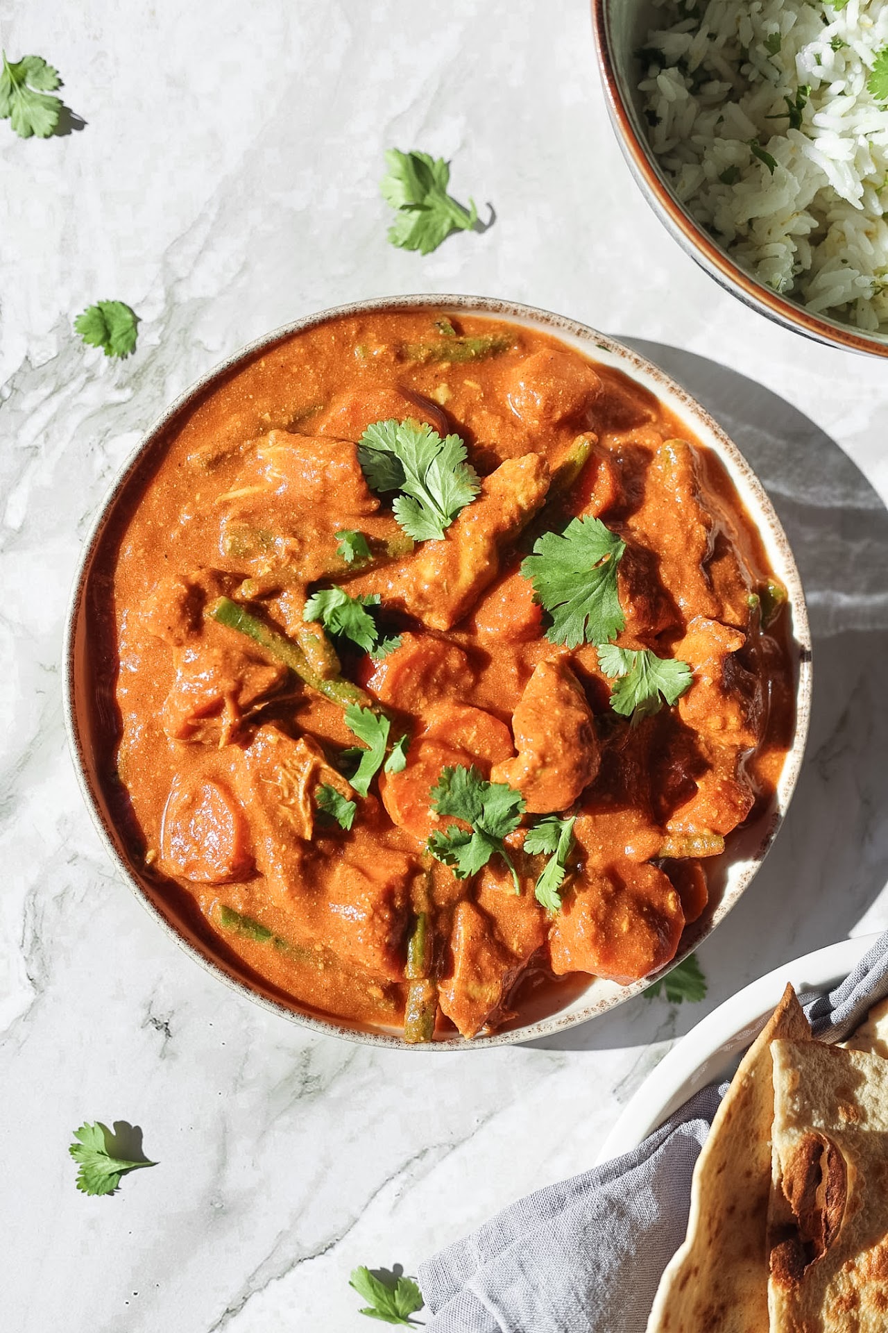 Extra veggie butter chicken